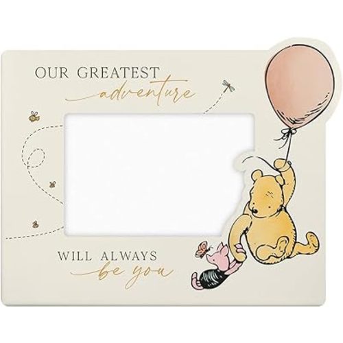 P. Graham Dunn Wood & Acrylic Photo Frame, 9.75" x 7.75", Pooh Bear Adventure