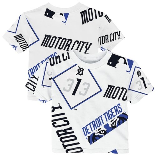 Infant Detroit Tigers  Outerstuff White Day Game Cotton T-Shirt
