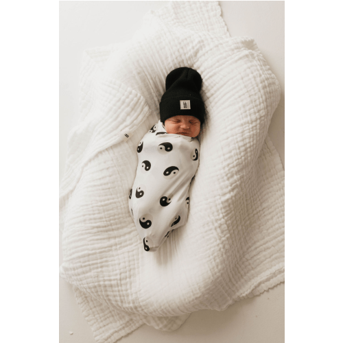 Bamboo Swaddle | Black & White Yin-Yang