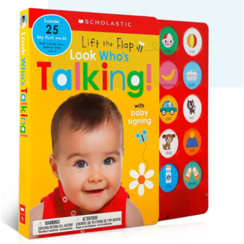 Milu Scholastic Early Learners Lift The Flap Look Who S Talking Sound Book Children S Sound Book Original English Books
