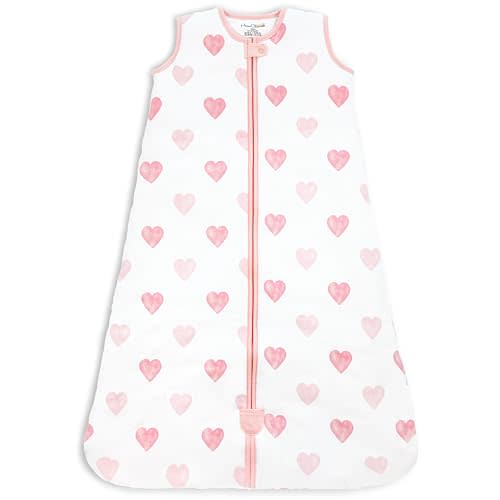 Organic Cotton Baby Wearable Blanket 2.5 TOG Sleep Sack 0-6 Months 1-Pack | Breathable, Mediumweight, Soft, Organic Cotton, GOTS & OEKO-TEX Certified, Baby Essential by Mama Cheetah