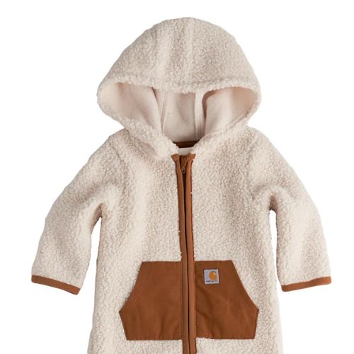 Boys' Long Sleeve Zip-Front Sherpa Coverall (Baby) | Fall Layering Clothing Essentials | Carhartt