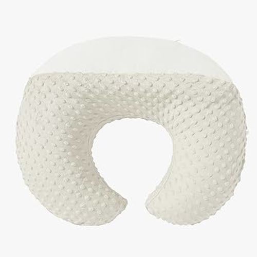 Nursing Pillow and Positioner for Breastfeeding, Ultra Soft Baby Breastfeeding Pillows for More Support for Mom and Baby, with Premium Removable Cover (Pristine)