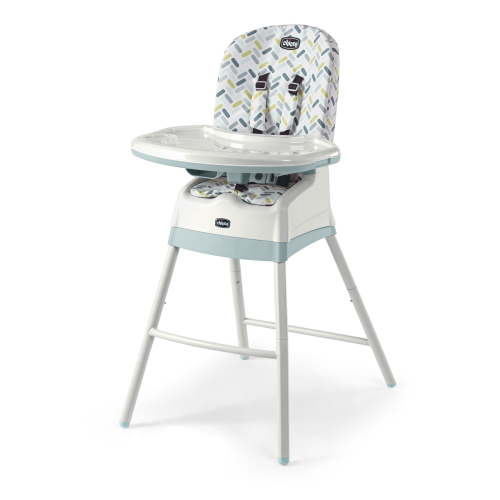 Chicco Stack 1-2-3 High Chair - Cadiz (Blue), New