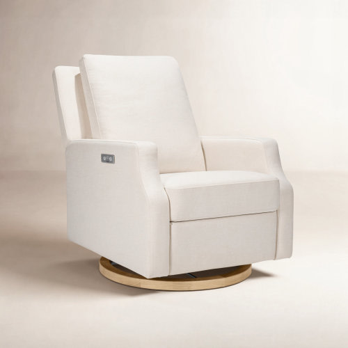 Namesake Crewe Electronic Recliner and Swivel Glider in Eco-Performance Fabric & Reviews | Birch Lane