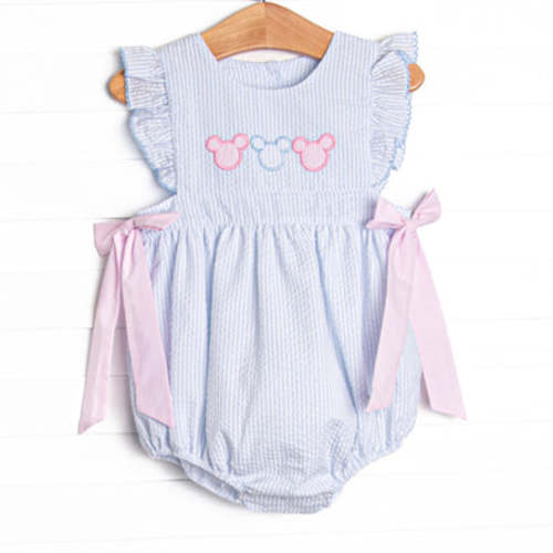 Little Mouse Trio Applique Bubble, Blue – Stitchy Fish