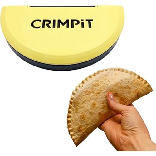 CRIMPiT Large Tortilla Sealer - For 10-12” Flour Tortillas | Make Sealed Tacos, Quesadillas, Burritos & More | Mess-Free Meals in Seconds | BPA-Free, Dishwasher Safe | Made in UK & USA