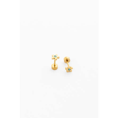Birthstone Flower Stud Earring – Pip Pop Post