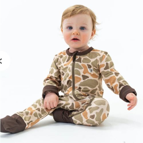 Baby Zip Up - Venado Camo – BURLEBO