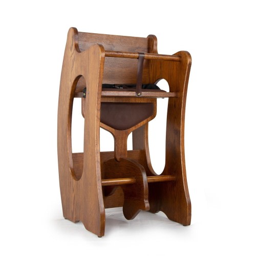 CONSDAN 3 in 1 High Kids Chair, Rocking Horse, USA Grown Hardwood Kids Desk