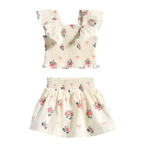 Bows & Bouquets Tank & Skirt Set