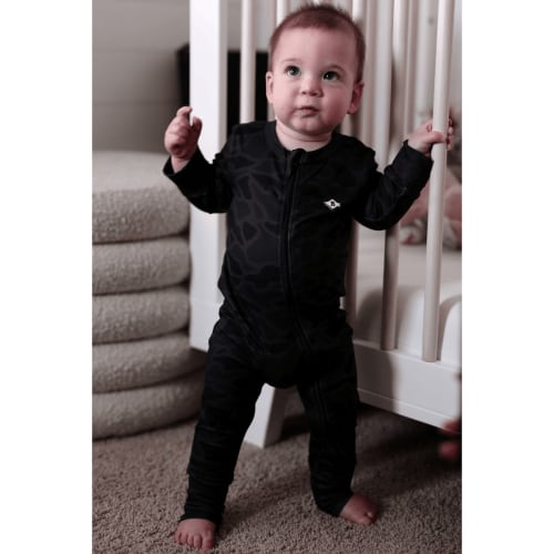 Baby Zip Up - Black Camo – BURLEBO