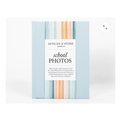 School Photos Memory Book | First Day of School Scrapbook Album – Duncan & Stone Paper Co.