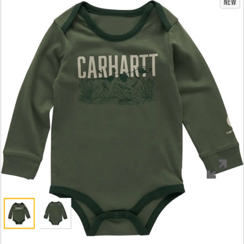 Boys' Long Sleeve Dog Bodysuit (Baby) | Graphics Collection | Carhartt