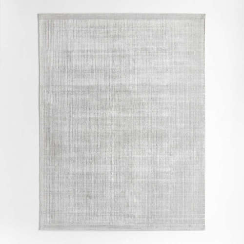 Solid Grid Light Blue Kids Performance Area Rug 6'x9'