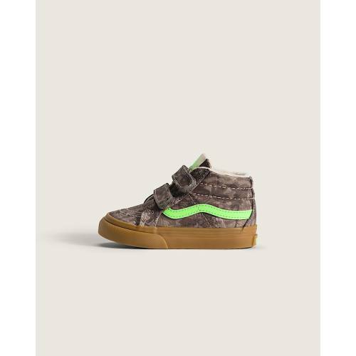 Toddler Sk8-Mid V Shoe in Camo Gecko Green | Vans