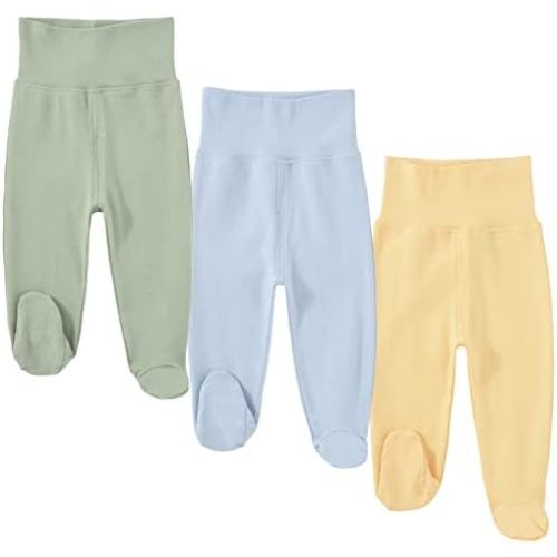 Baby Footed Pants Cotton Newborn Leggings 0-12 Months