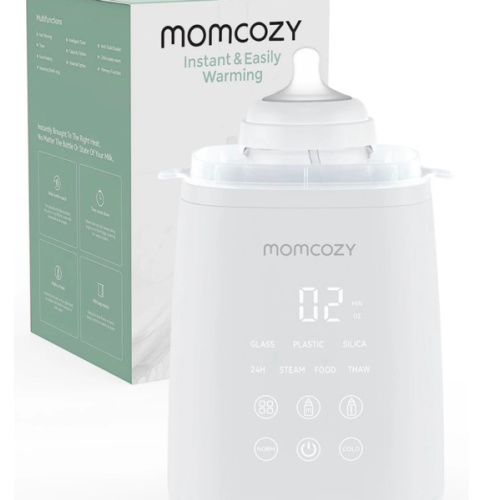 Momcozy Bottle Warmer, Quick Heating for Baby Milk, Timer, Accurate Temperature, Automatic shut-off