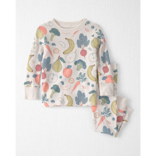 Baby 2-Piece Organic Cotton Ribbed Pajama Set in Veggie Fruit Print - Little Planet | Carter's