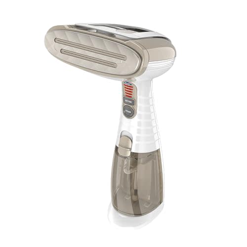 Conair Turbo Extreme Steam Hand Held Fabric Steamer, GS59X, 1875W, 15 min, 7.3 oz, White/Champagne
