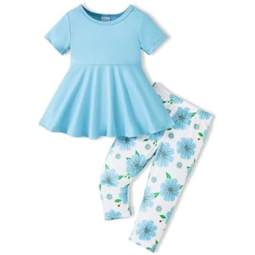 Baby Girl Clothes Toddler Girl Outfits Fall Winter Ruffle Shirt Pants Cute Infant Clothing Set for Little Girl