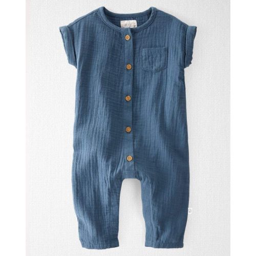 Baby Organic Cotton Gauze Jumpsuit