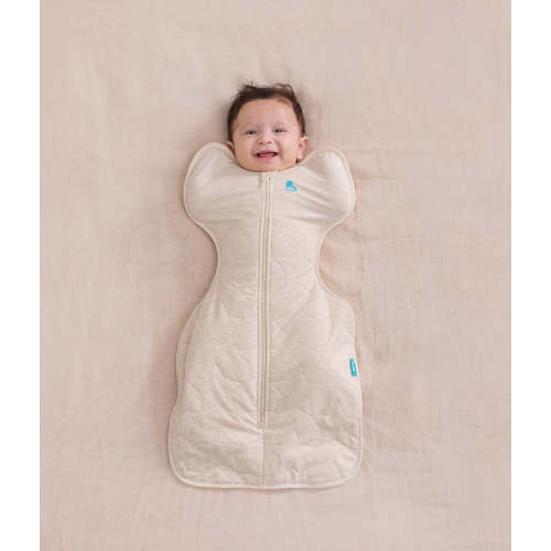 Swaddle Up™ 2.5 TOG Quilted Cotton Oatmeal Marl Starturn Quilted