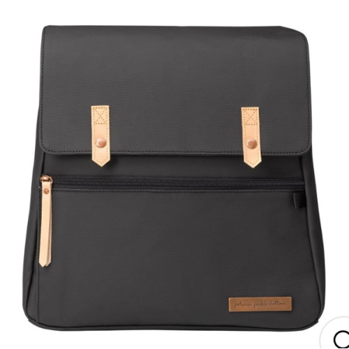 Meta Backpack in Black Matte Canvas