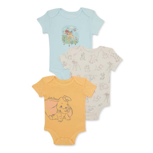 Disney Baby Boys Bodysuit by Disney, 0-24 Months, 3pc