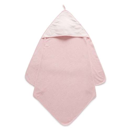 Pink Hooded Towel - Baby Bath - Purebaby - Purebaby