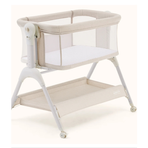 HARPPA Cuddly Sway | 3-in-1 Rocking Baby Bassinet & Bedside Sleeper with Anti-Reflux Mattress for Newborns