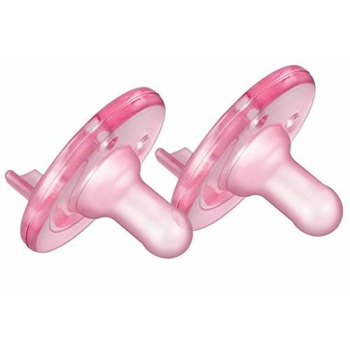 Philips Avent Super Soothie Pacifier, Pink, 3+ months, 2 Pack, SCF192/07