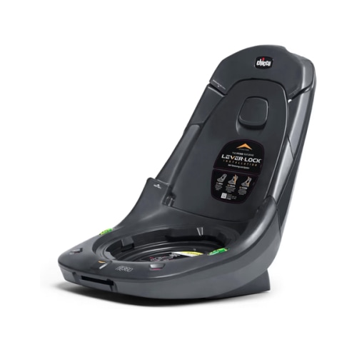 Chicco Fit360 Rotating Convertible Car Seat Base, Additional Base for The Fit360 Rotating Convertible Car Seat, LeverLock Installation | Anthracite/Grey