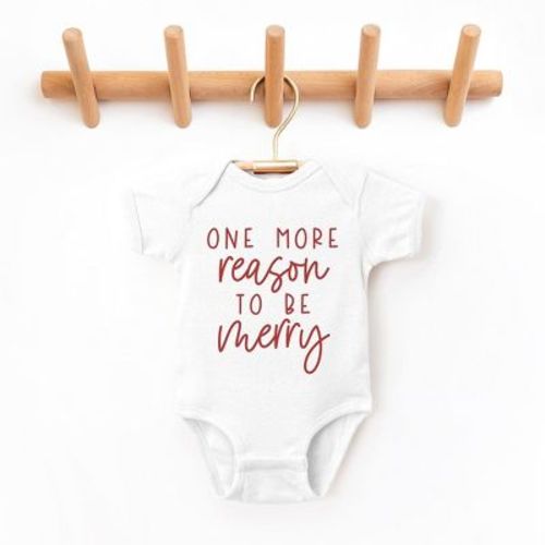 The Juniper Shop Reason To Be Merry Baby Bodysuit - 12 Month - White