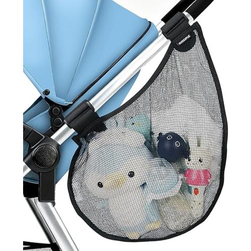 Side Sling Stroller Cargo Net: Universal Travel Stroller Caddy Attachment