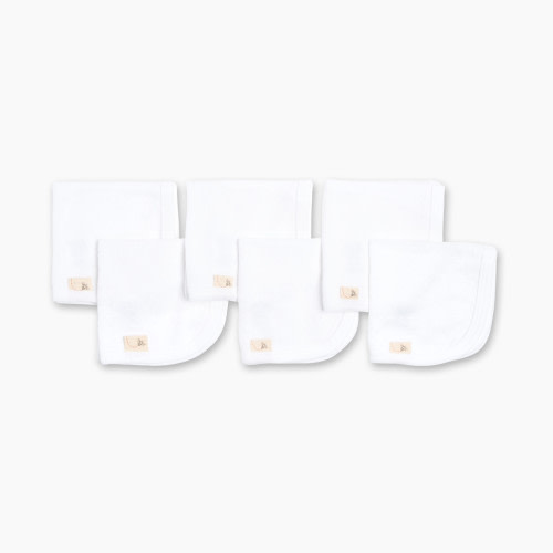 Burt's Bees Baby Organic Solid Washcloth (6 Pack) - Cloud