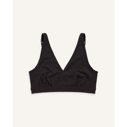 Roam Merino Wool Convertible Wrap Bra - Black – Roam Convertible Wrap Bra | wool&