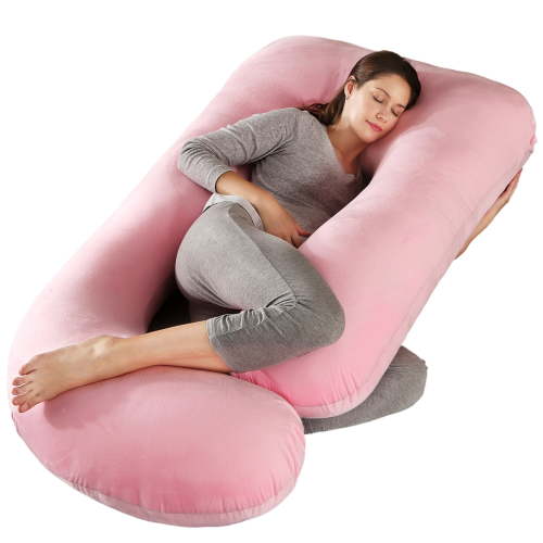 BATTOP Pregnancy Pillows for Sleeping,Full Body Pillow for Pregnancy Women with Removable Cover,Support for Head,Back,Legs,Belly,Hips,Must Have for Pregnant Women