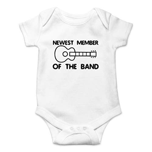 AW Fashions New Member Of The Band Baby Bodysuit Funny Family Newborn Outfit for Boys or Girls Clothing