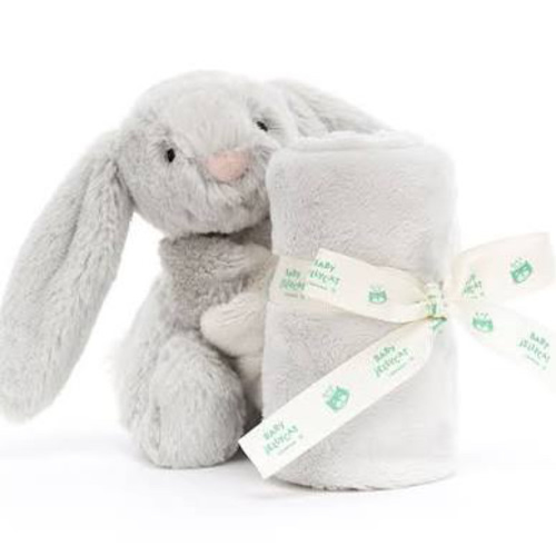 Bashful Bunny Soother - Silver