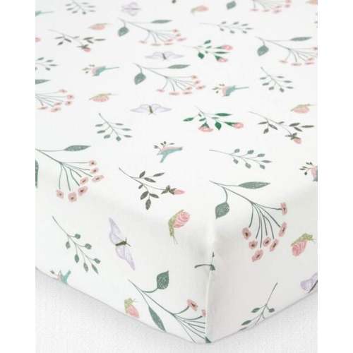 Baby Girl Organic Cotton Standard Crib Sheet - Little Planet | Carter's