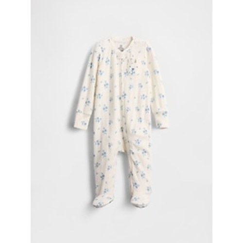 Baby Softspun Pointelle Footed One-Piece | Gap