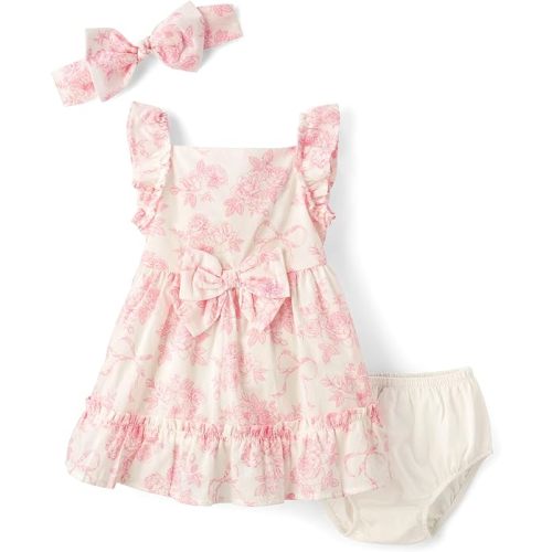 Gymboree Baby-Girls and Newborn Dress with Diaper Cover, 2 Piece Outfit
