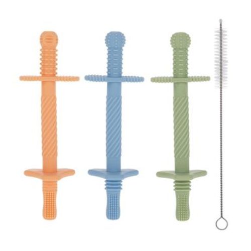 Nuby Teething Tube - Boy - 3pk