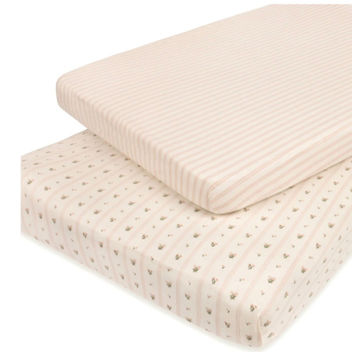 Ely's & Co. Cotton Pack N Play/ Porta Crib Sheet - 2 Pack