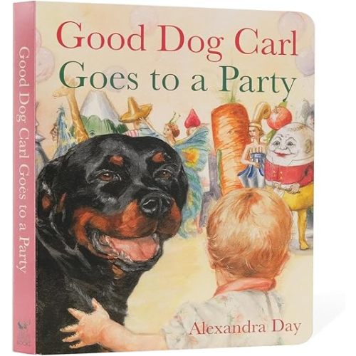 Good Dog Carl Goes to a Party Board Book (Good Dog Carl Collection) Board book – Picture Book, February 1, 2023