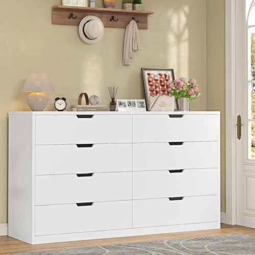 Ebern Designs 8 Drawers 55.1"W Dresser For Bedroom & Reviews | Wayfair
