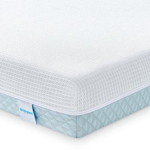 BaybyNest Crib Mattress 52x27.5x6 with Lyocell Cover - Dual-Sided Comfort, Breathable Gel Memory Foam Inner & Washable Cover, Fits Standard Cribs