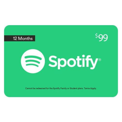 Spotify $99 Gift Card (Mail Delivery)