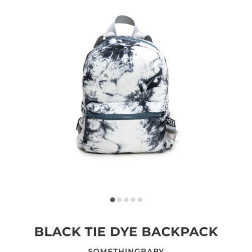 Black Tie Dye Backpack